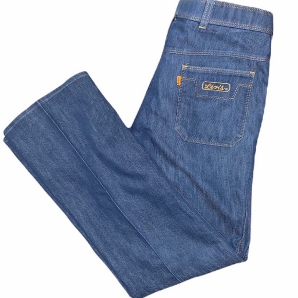Vintage Deadstock 70’s Orange Tab Levis Action Slack Jeans - Picture 14 of 14